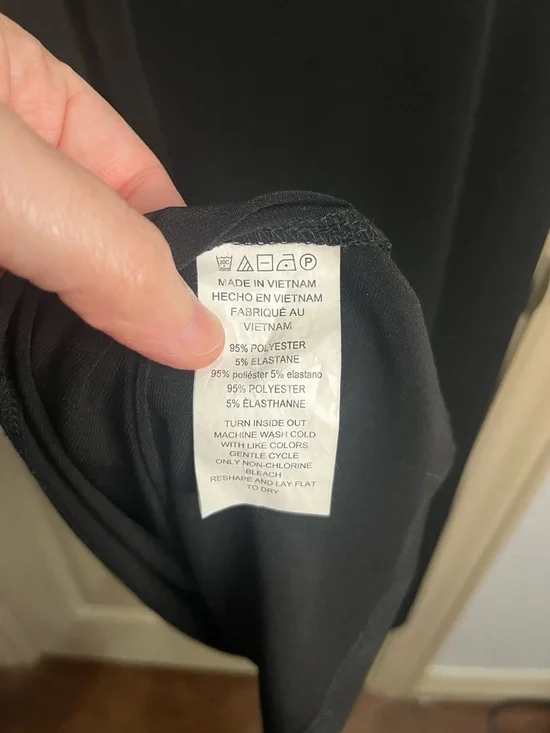 Michael Kors Womens Sleeveless Dress 1X Black Ruffle Contemporary Minimalist - Picture 5 of 6